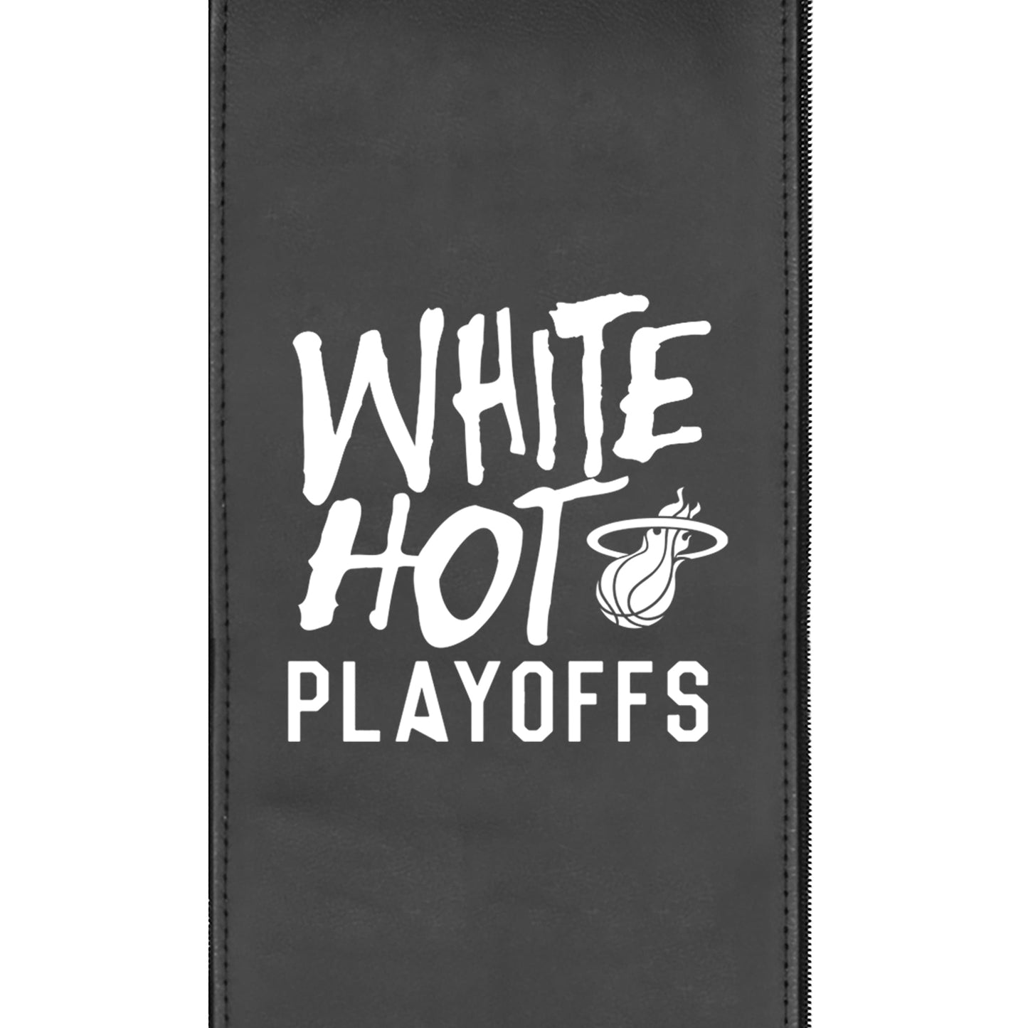 Office Chair 1000 Miami Heat White Hot Playoffs Logo