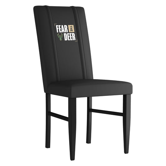 Side Chair 2000 with Milwaukee Bucks Fear the Deer Playoffs Logo Set of 2