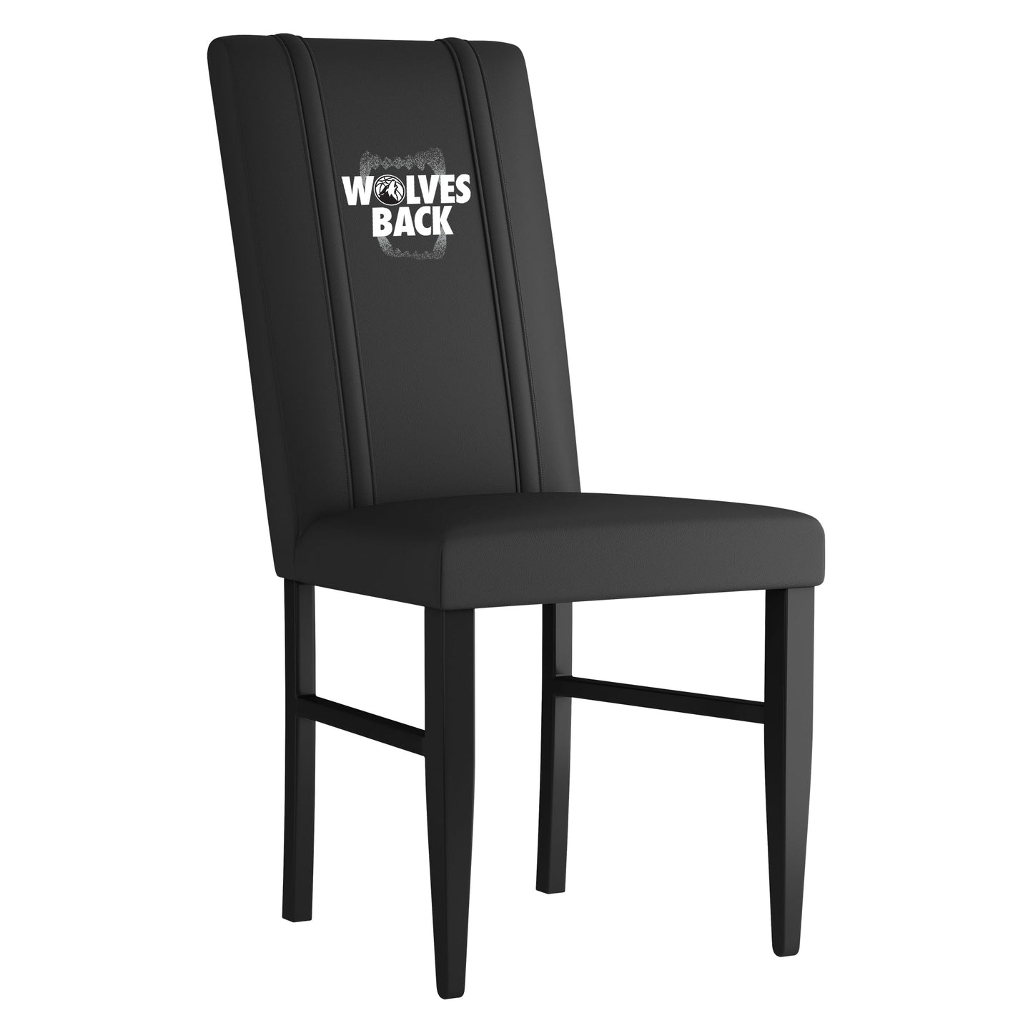 Side Chair 2000 with Minnesota Timberwolves Wolves Back Playoffs Logo Set of 2