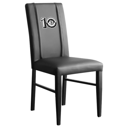 Side Chair 2000 with Brooklyn Nets Team Commemorative Logo Set of 2