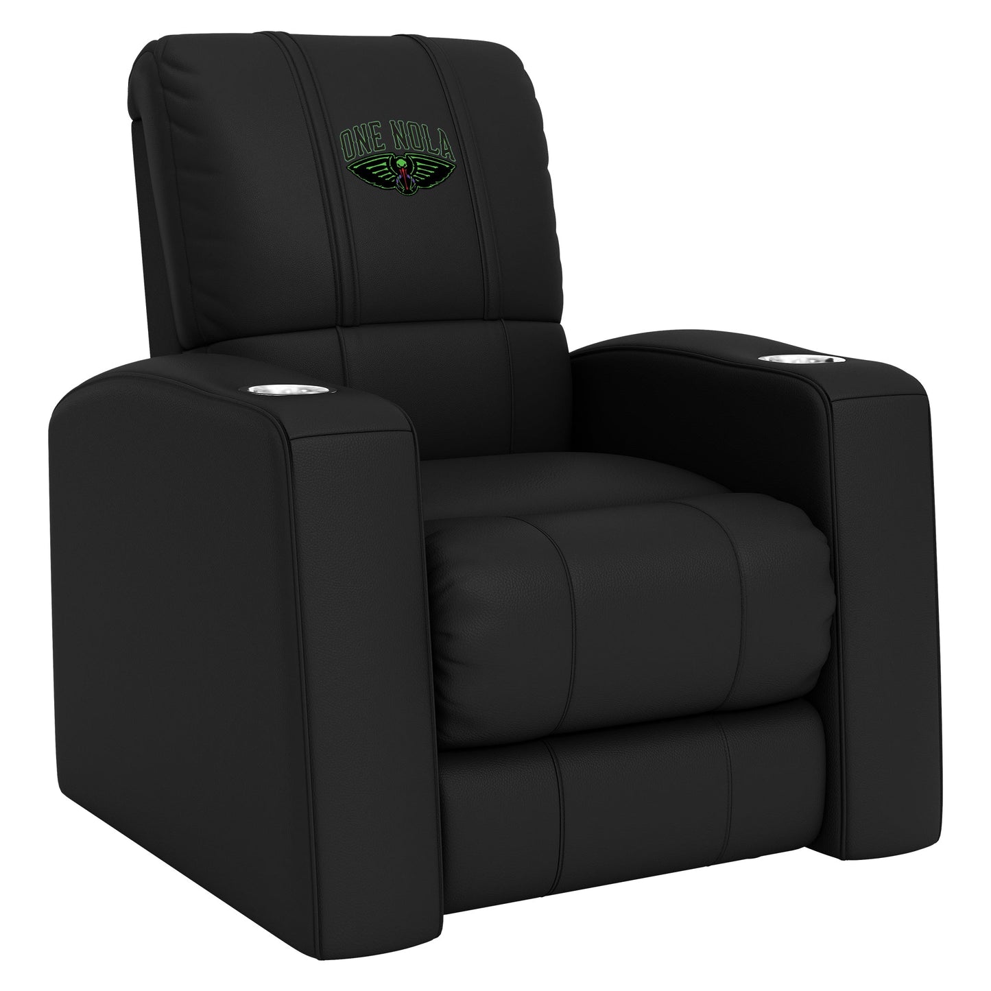 Relax Home Theater Recliner with New Orleans Pelicans 2024 Playoffs Logo