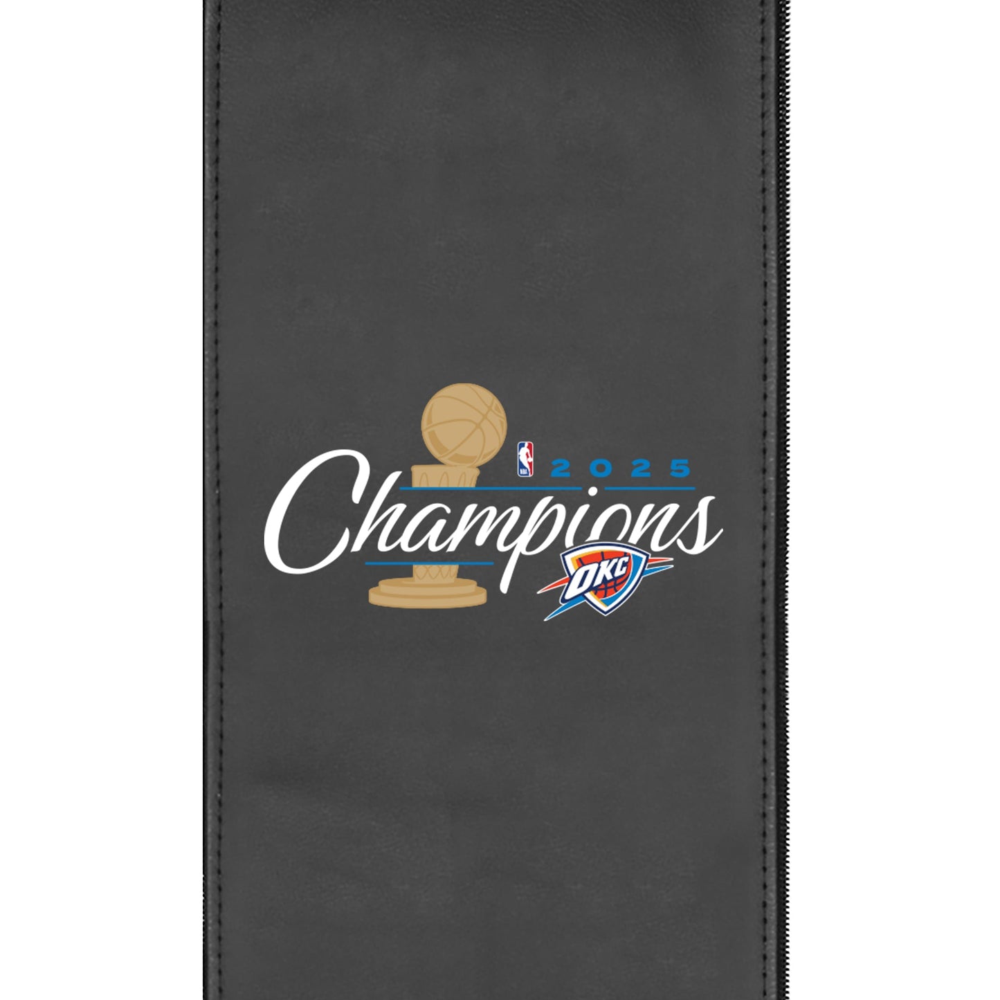 Rocker Recliner with Oklahoma City Thunder 2025 Champions Logo