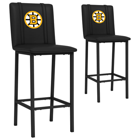 Bar Stool 500 with Boston Bruins Primary Logo Set of 2