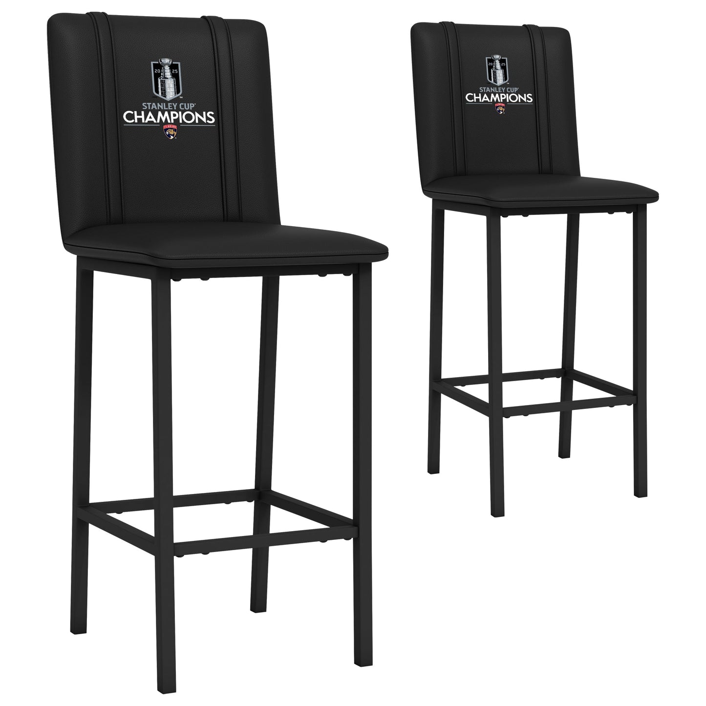 Bar Stool 500 with Florida Panthers 2025 Champions Logo Set of 2