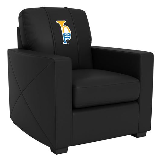 Silver Club Chair with St. Louis Blues Tertiary Logo
