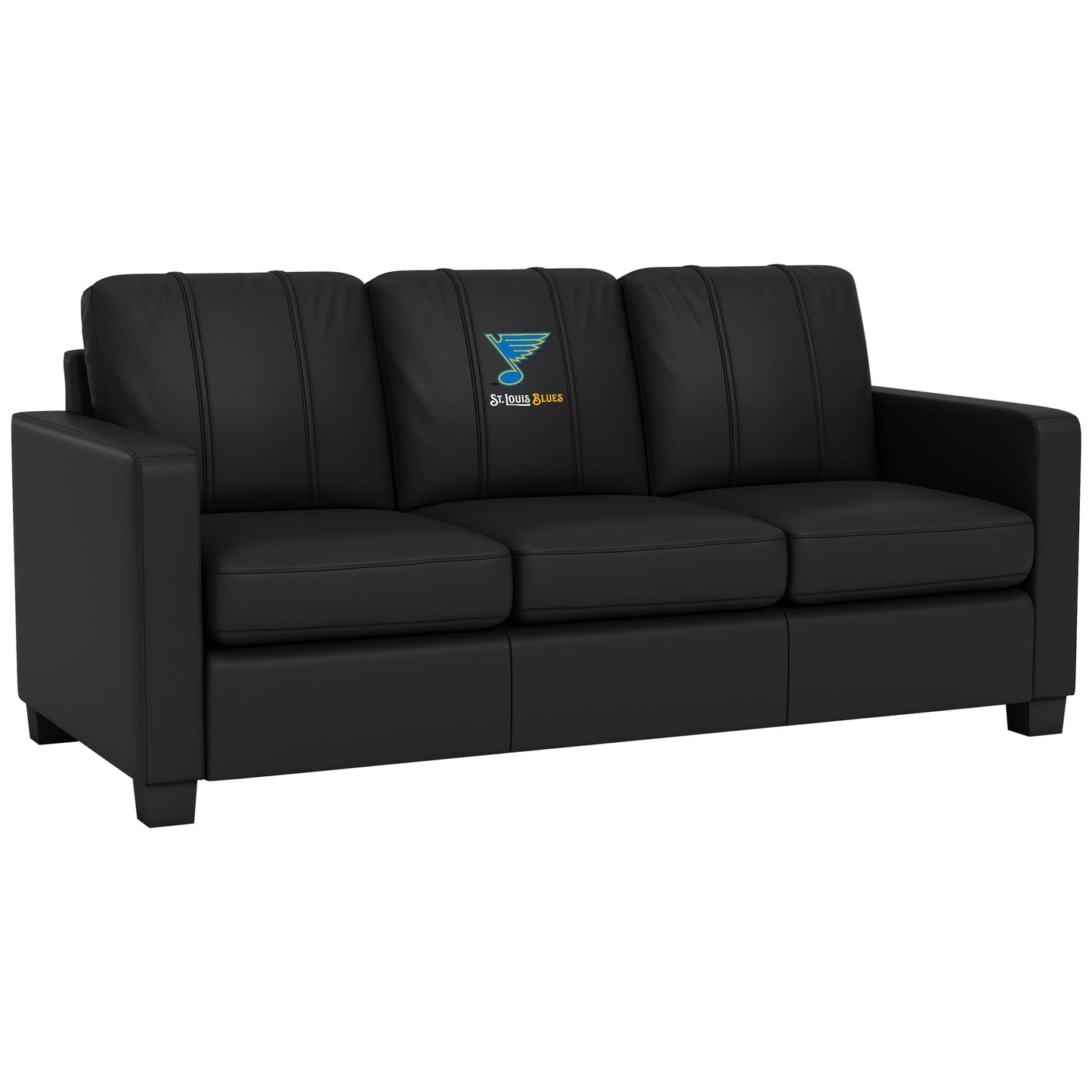 Dyno Stationary Sofa with St. Louis Blues Wordmark Logo