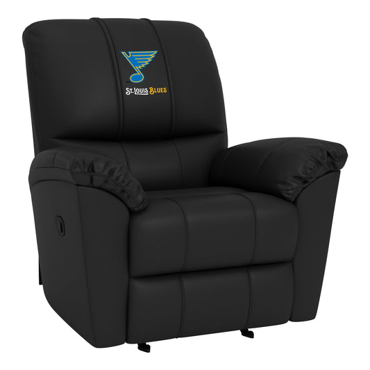 Rocker Recliner with St. Louis Blues Wordmark Logo