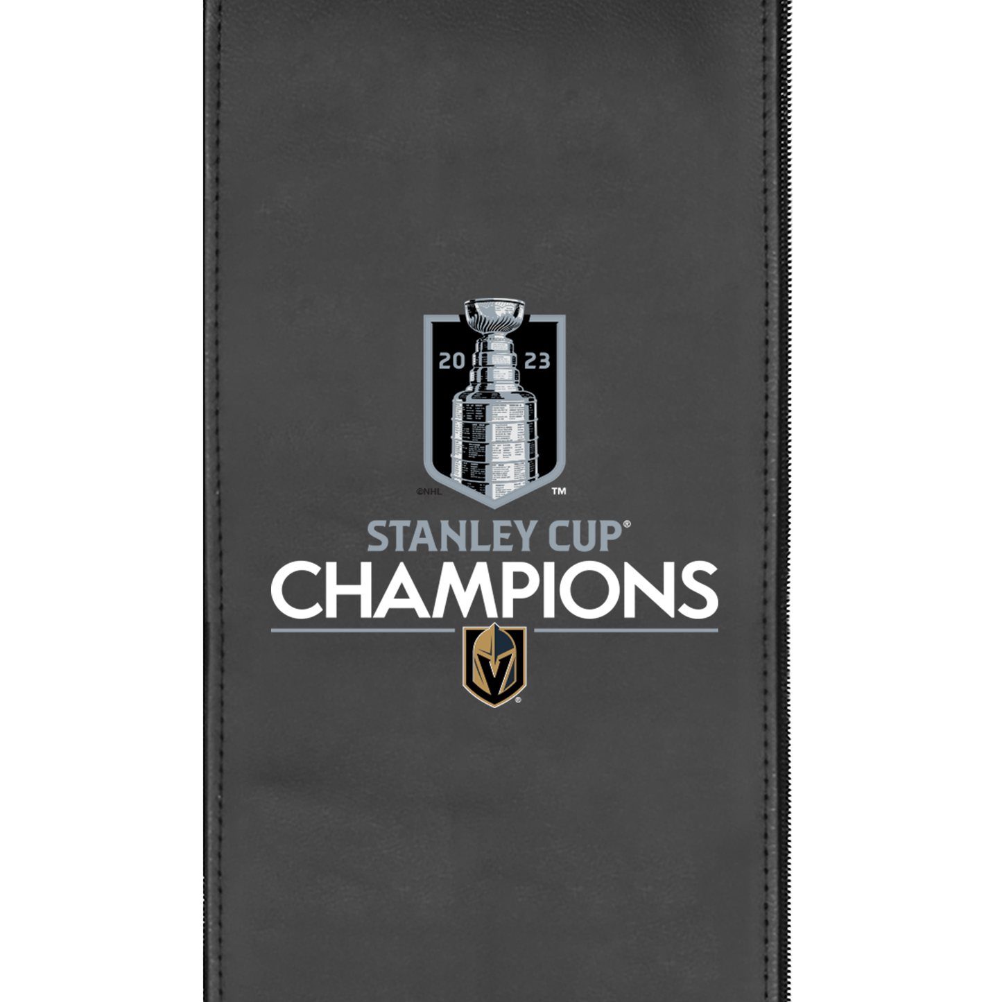 Silver Club Chair with Vegas Golden Knights 2023 Champions Logo