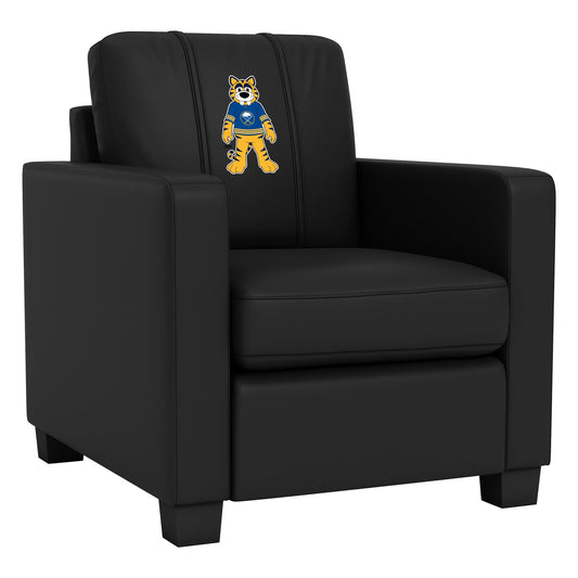 Dyno Stationary Club Chair with Buffalo Sabres Sabretooth Mascot Logo