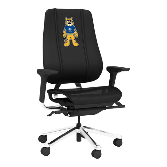 PhantomX Mesh Gaming Chair with Buffalo Sabres Sabretooth Mascot Logo
