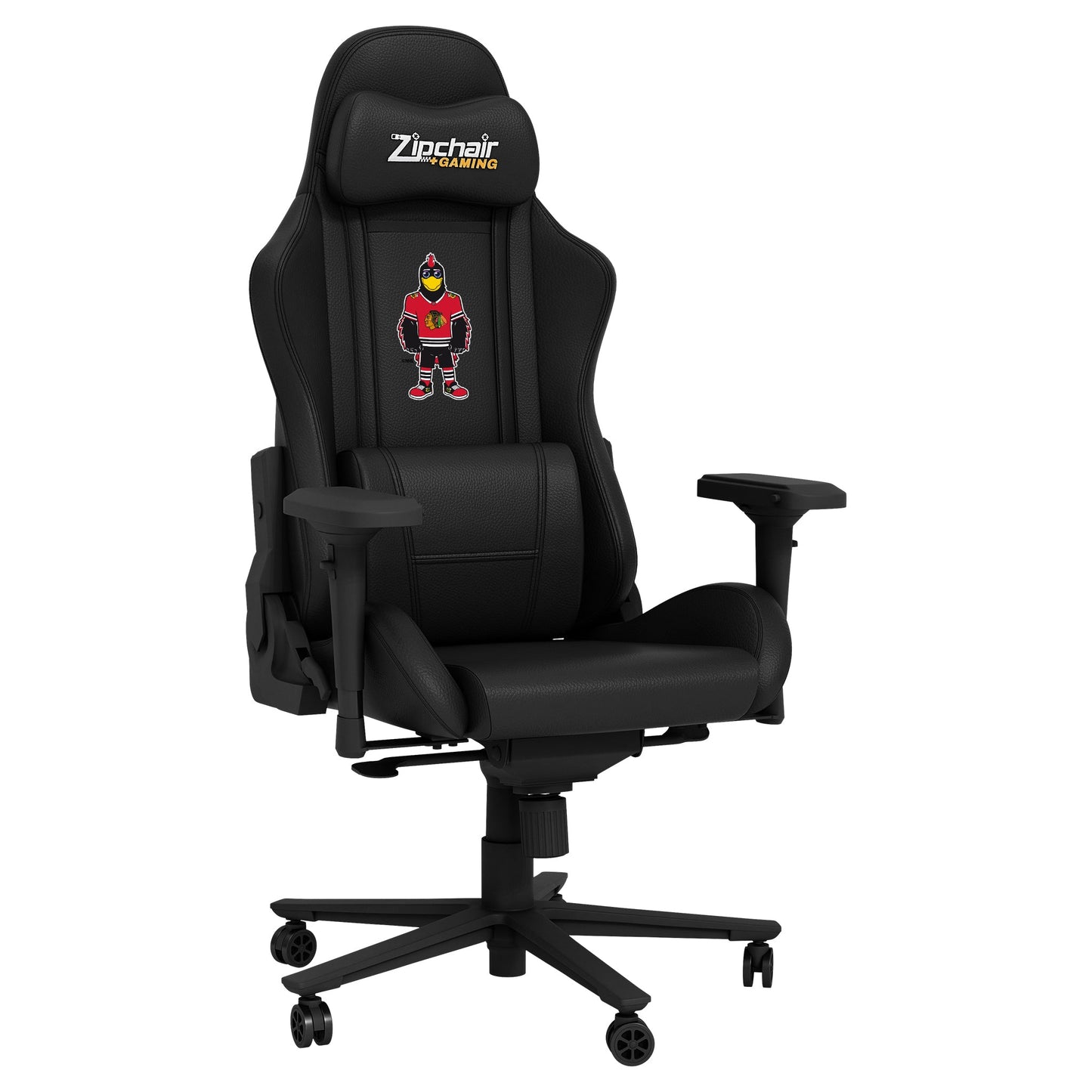 Xpression Pro Gaming Chair with Chicago Blackhawks Tommy Mascot Logo
