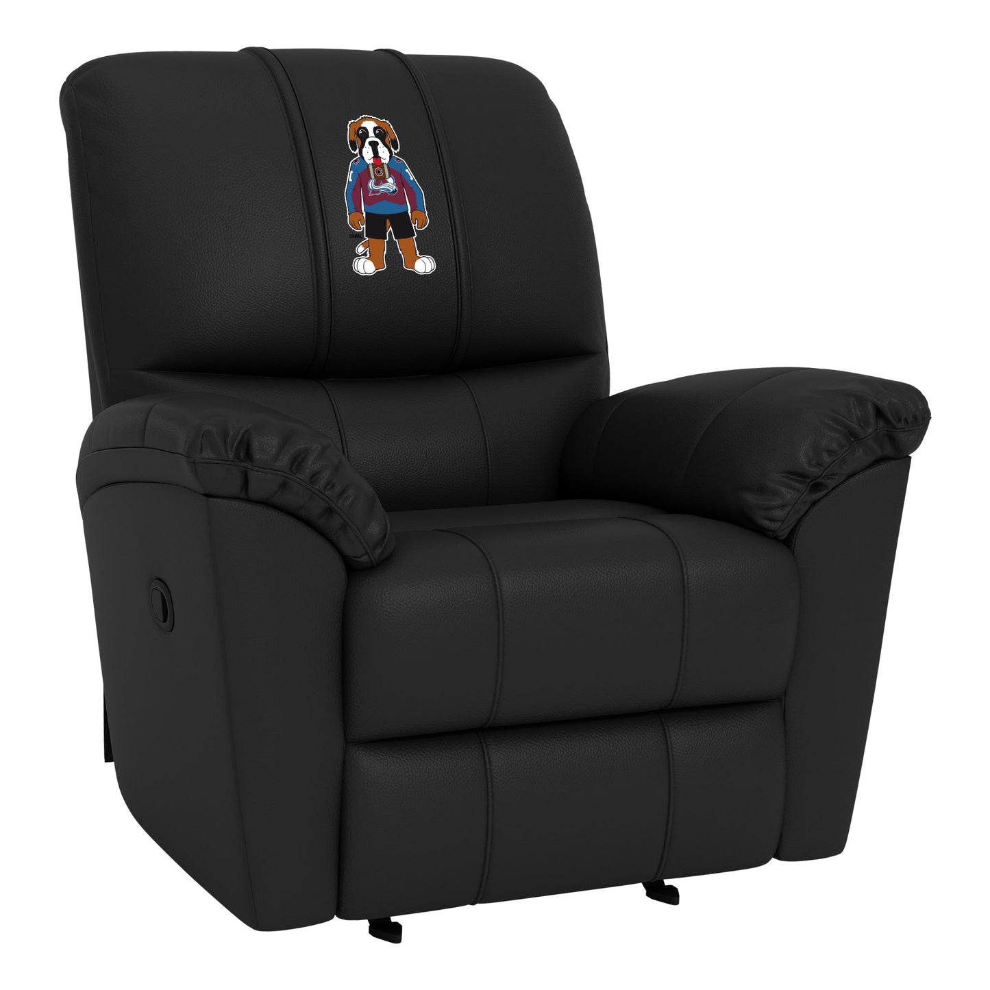 Rocker Recliner with Colorado Avalanche Bernie Mascot Logo