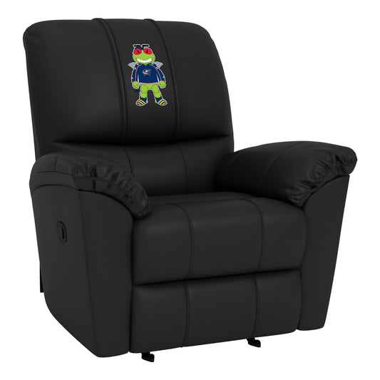 Rocker Recliner with Columbus Blue Jackets Stinger Mascot Logo