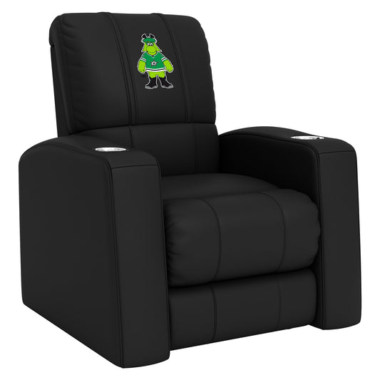 Relax Home Theater Recliner with Dallas Stars V Green Mascot Logo