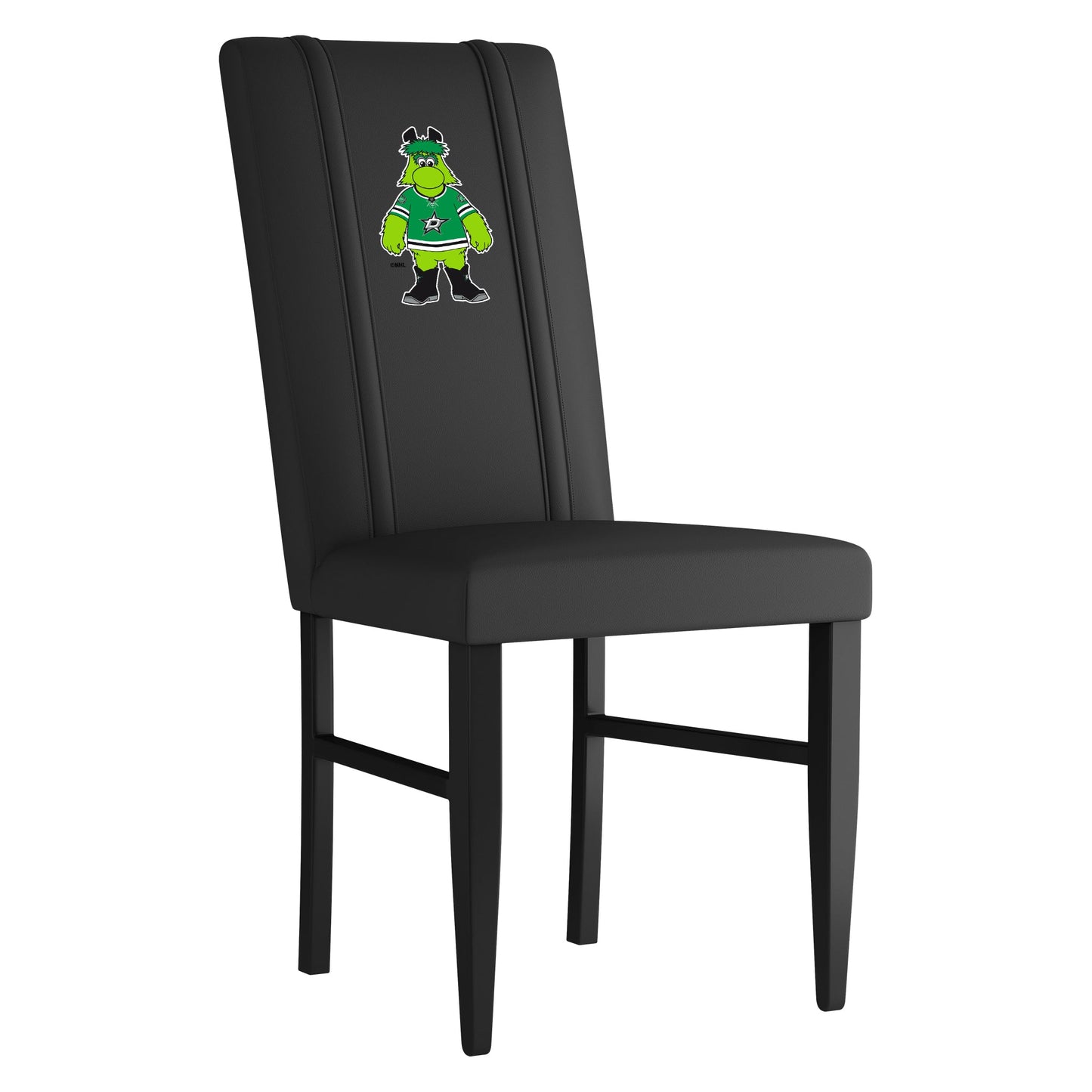Side Chair 2000 with Dallas Stars V Green Mascot Logo Set of 2