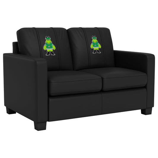 Dyno Stationary Loveseat with Dallas Stars V Green Mascot Logo