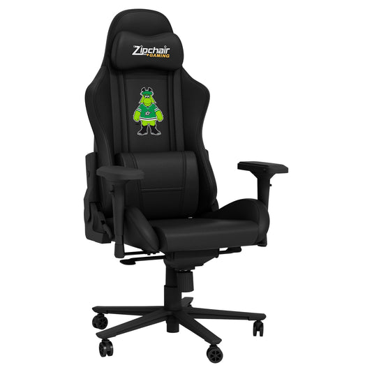 Xpression Pro Gaming Chair with Dallas Stars V Green Mascot Logo