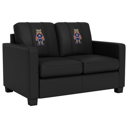 Dyno Stationary Loveseat with Edmonton Oilers Hunter Mascot Logo