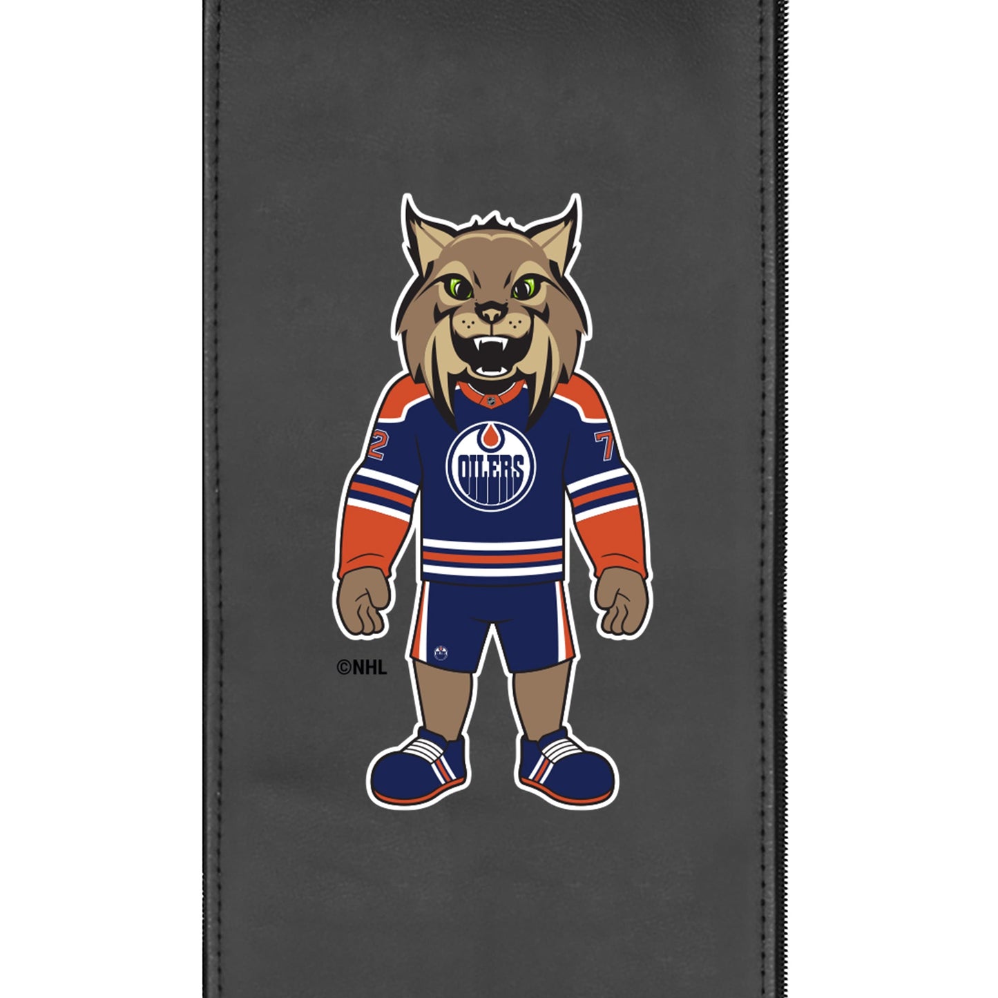 Stealth Recliner with Edmonton Oilers Hunter Mascot Logo