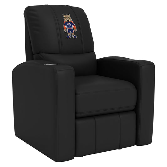 Stealth Recliner with Edmonton Oilers Hunter Mascot Logo