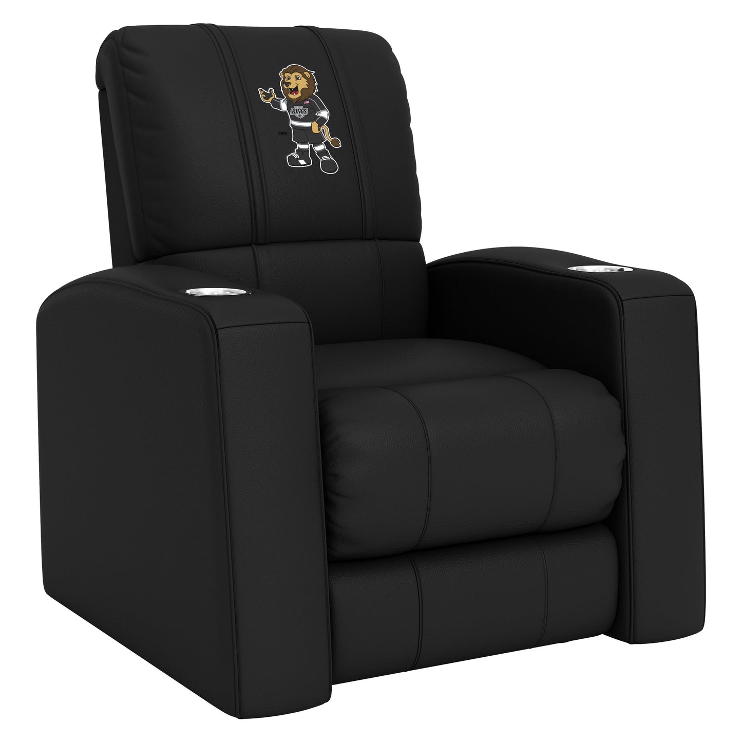 Relax Home Theater Recliner with Los Angeles Kings Bailey Mascot Logo