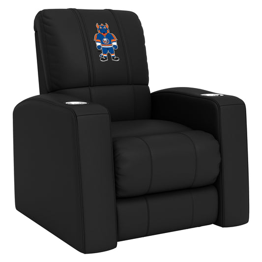 Relax Home Theater Recliner with New York Islanders Sparky Mascot Logo