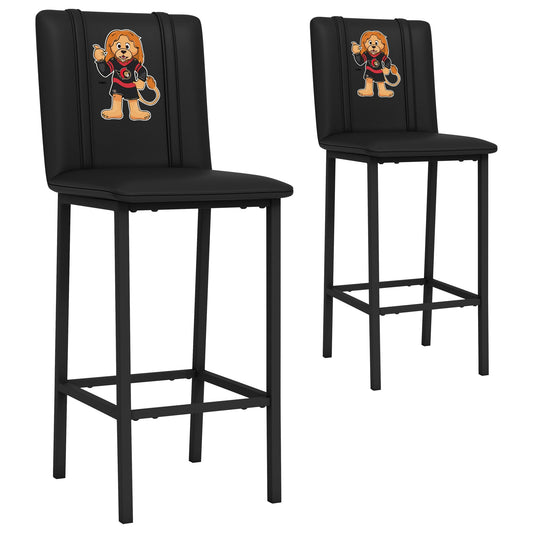 Bar Stool 500 with Ottawa Senators Sparty Mascot Logo Set of 2