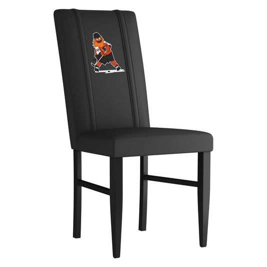 Side Chair 2000 with Philadelphia Flyers Gritty Mascot Logo Set of 2