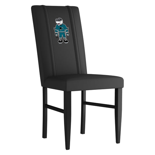 Side Chair 2000 with San Jose Sharks Sharkie Mascot Logo Set of 2