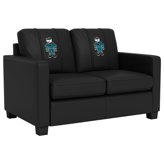 Dyno Stationary Loveseat with San Jose Sharks Sharkie Mascot Logo