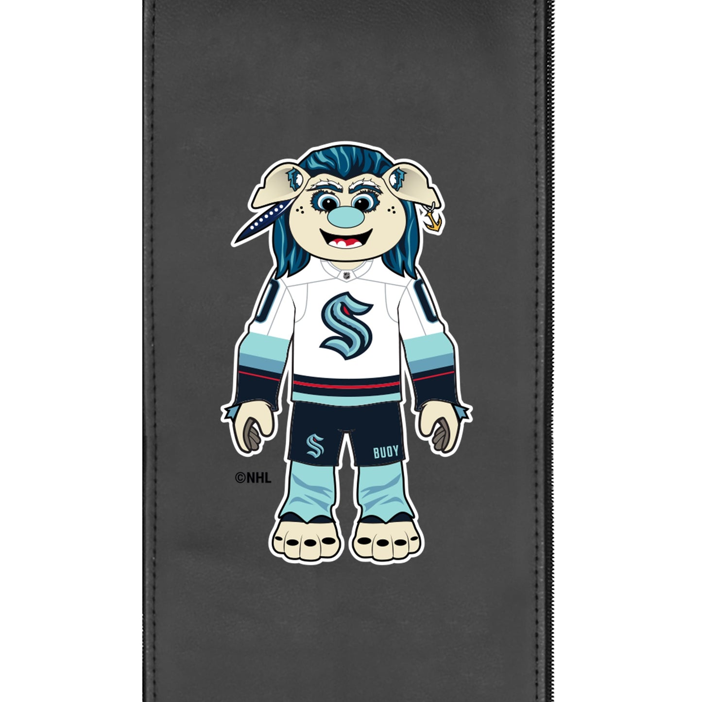 Relax Home Theater Recliner with Seattle Kraken Buoy Mascot Logo