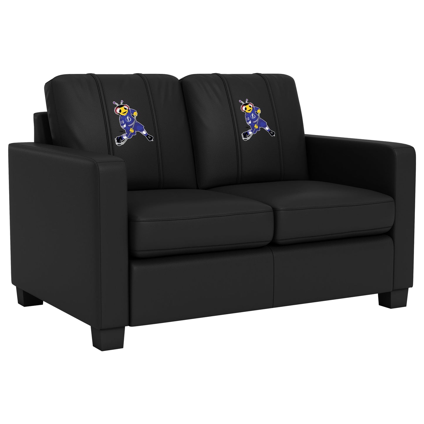 Dyno Stationary Loveseat with Tampa Bay Lightning Thunderbug Mascot Logo