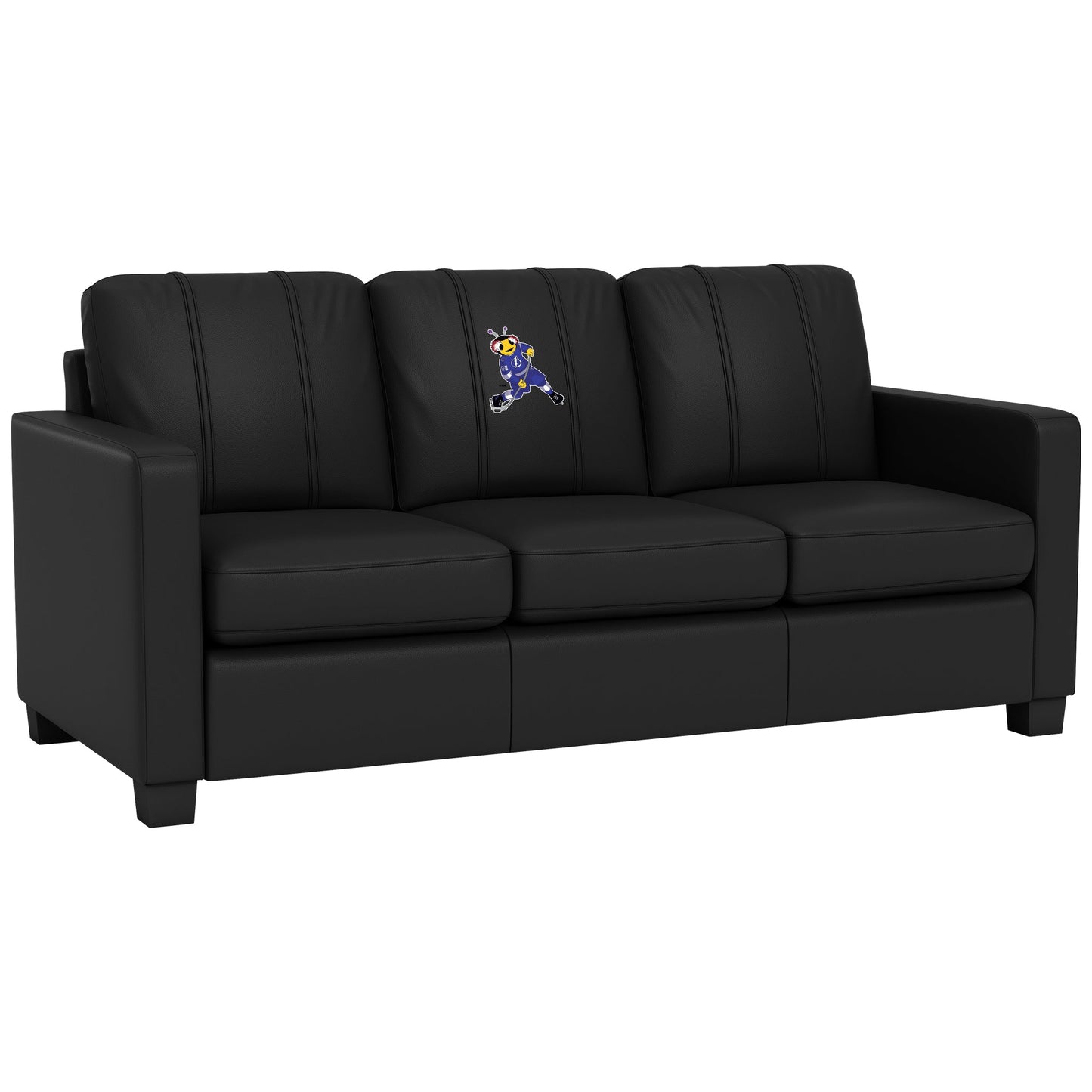 Dyno Stationary Sofa with Tampa Bay Lightning Thunderbug Mascot Logo