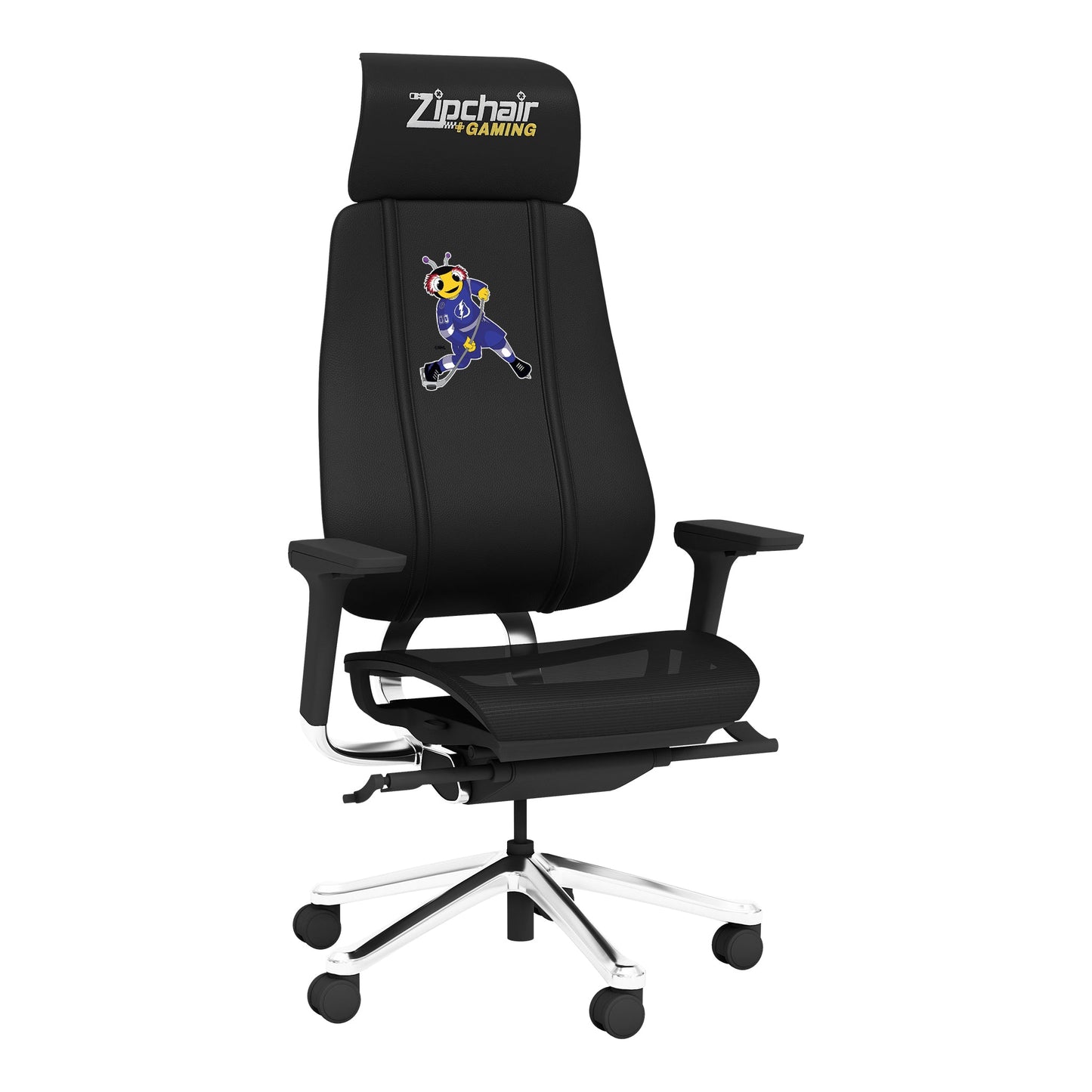 PhantomX Mesh Gaming Chair with Tampa Bay Lightning Thunderbug Mascot Logo