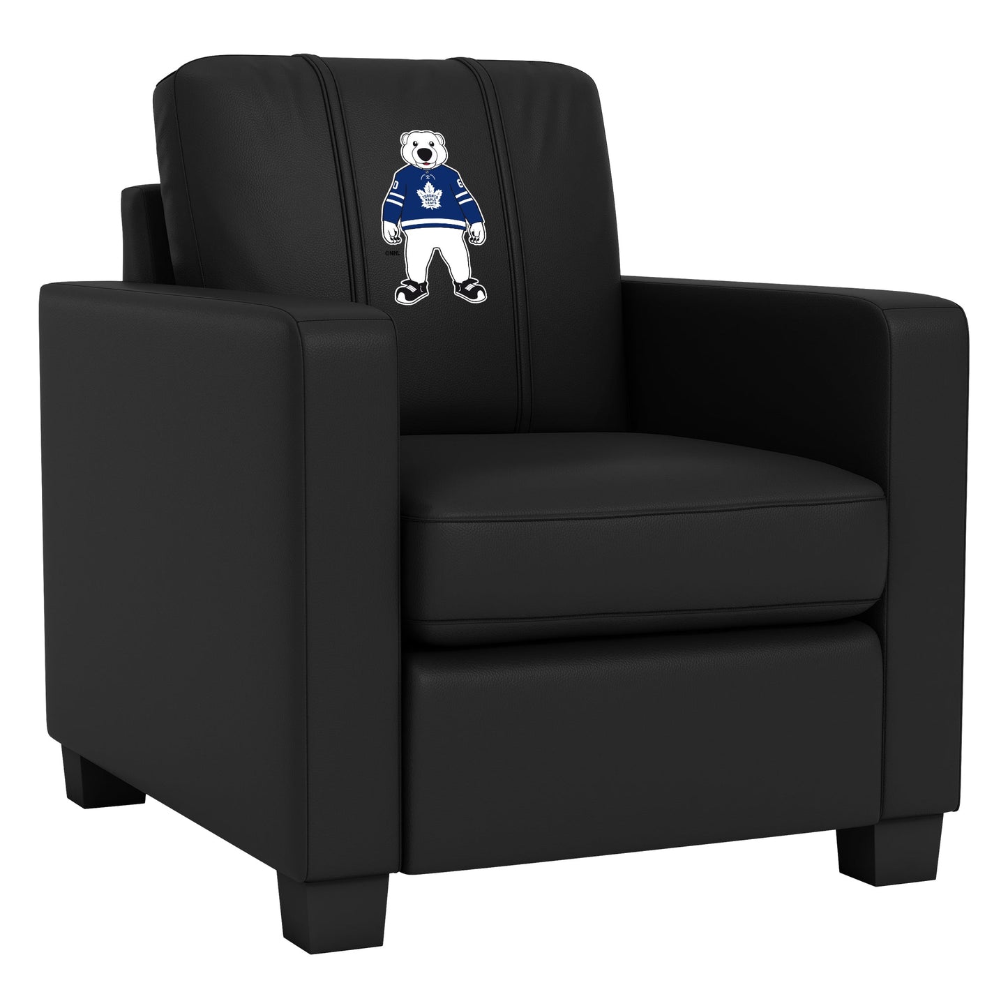 Dyno Stationary Club Chair with Toronto Maple Leafs Carlton Mascot Logo