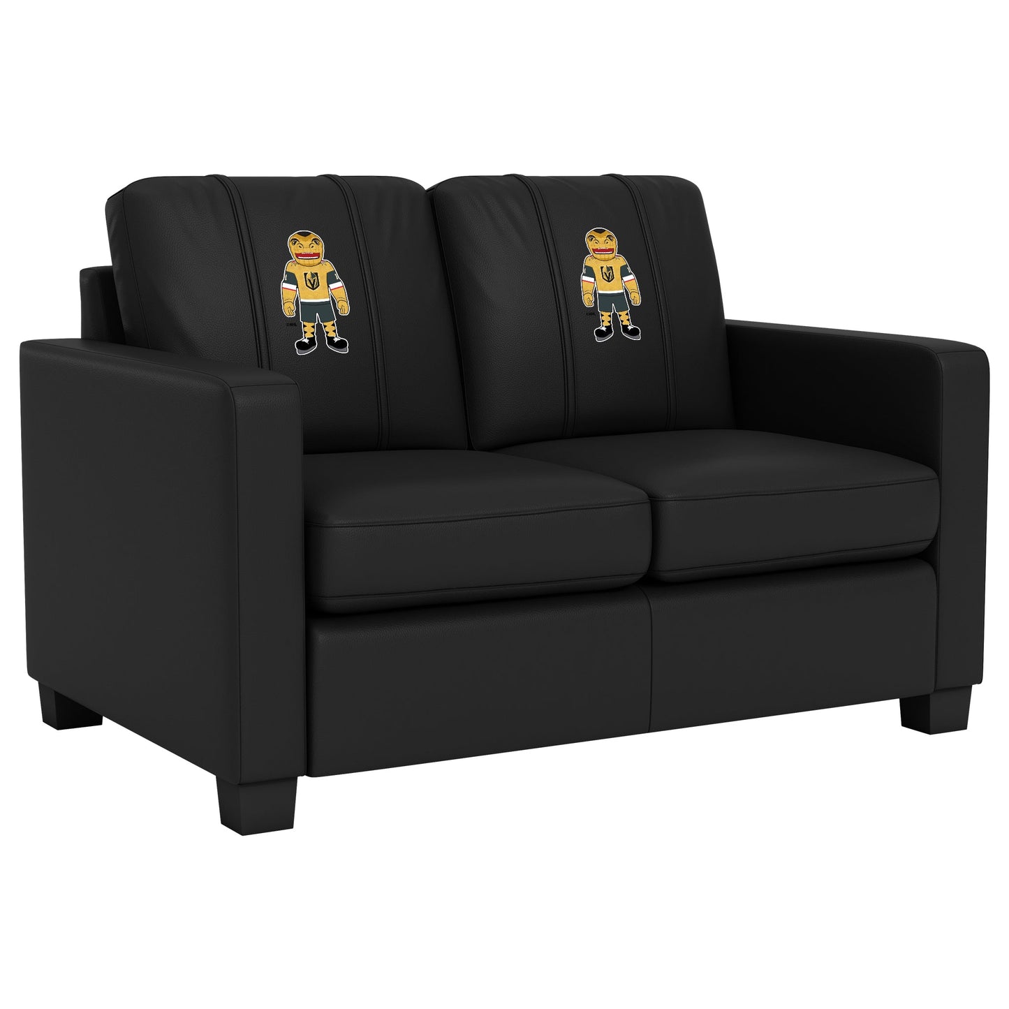 Dyno Stationary Loveseat with Vegas Golden Knights Chance Mascot Logo