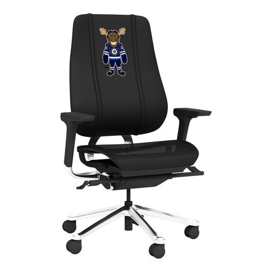 PhantomX Mesh Gaming Chair with Winnipeg Jets Moose Mascot Logo