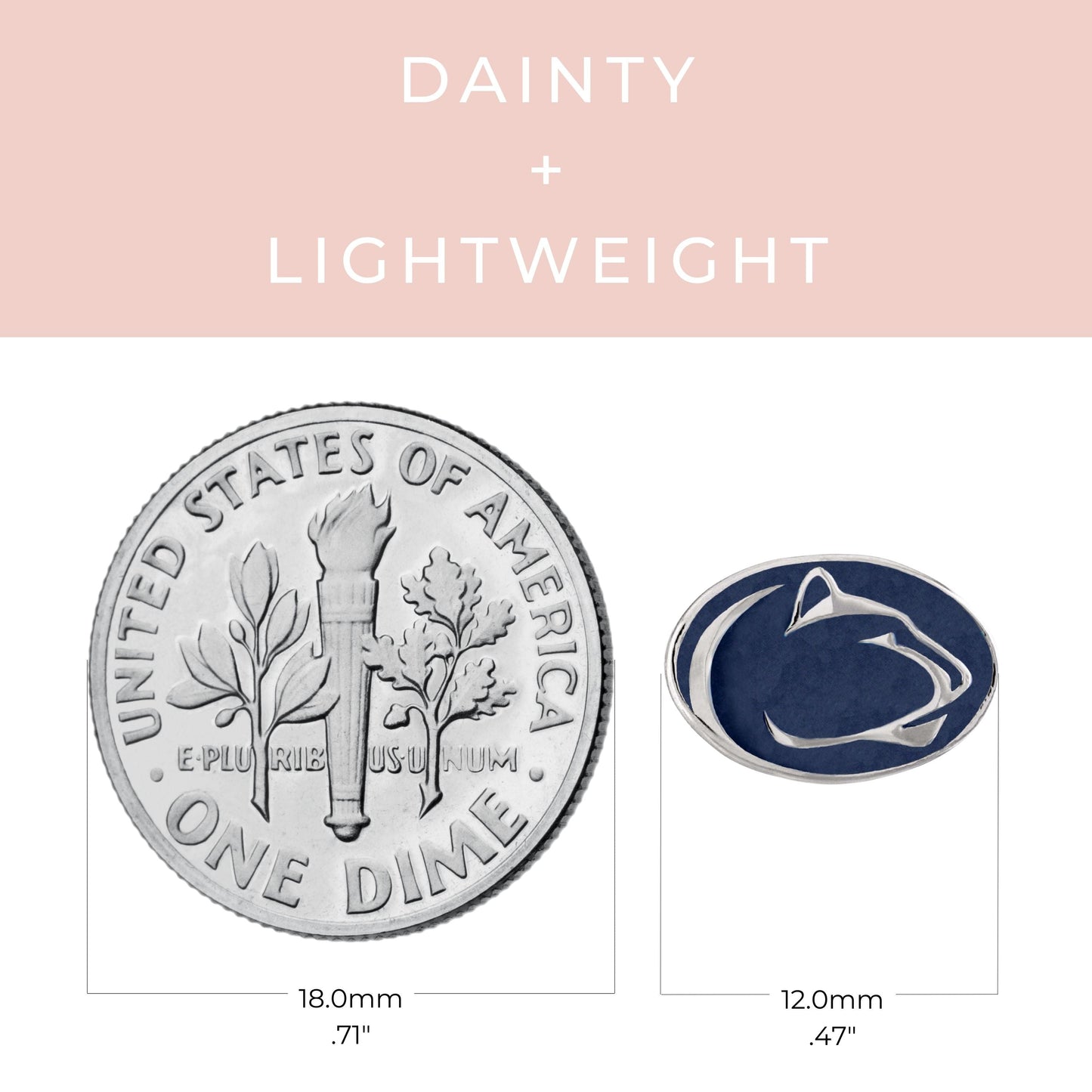 Nittany Lion Charm Necklace
