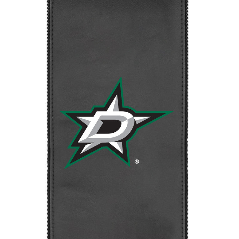 Silver Sofa with Dallas Stars Logo