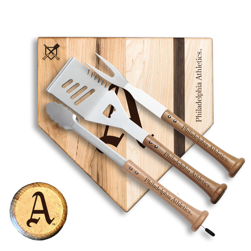 Philadelphia Athletics "SILVER SLUGGER" Combo Set