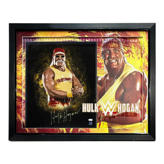 Hulk Hogan Autographed Deluxe Framed 16x20 Photo - JSA