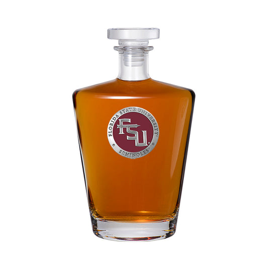 Florida State University FSU Logo Royal Decanter