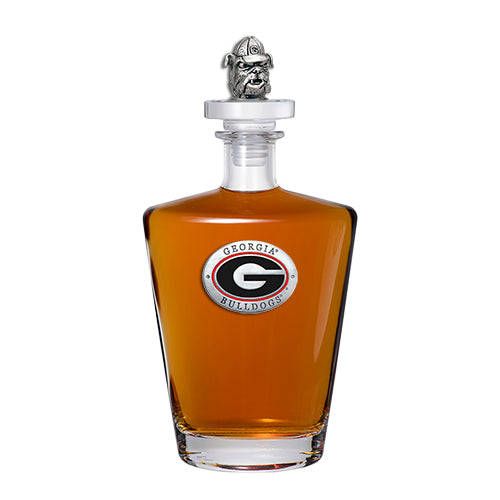 University of Georgia Royal Decanter with 3D Top