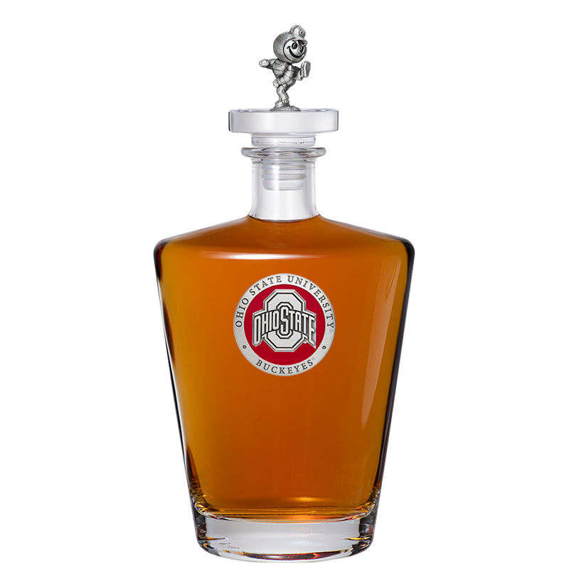 Ohio State University Royal Decanter with 3D Top