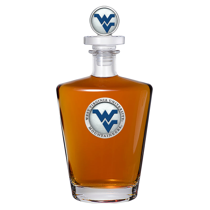 West Virginia University Royal Decanter with 3D Top