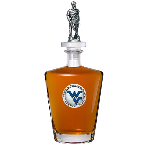 West Virginia University Royal Decanter with 3D Top