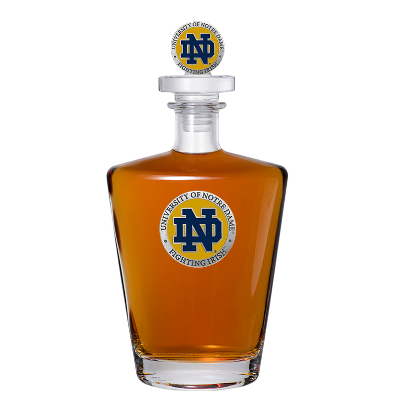 University of Notre Dame Royal Decanter w/ 3D Top