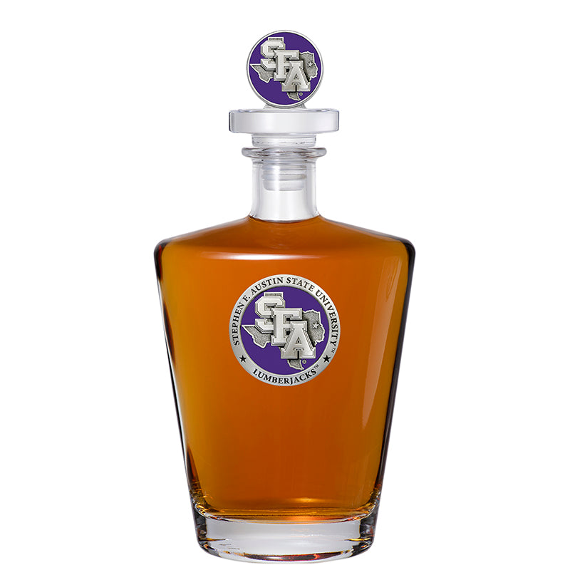 Stephen F. Austin State University Royal Decanter w/ 3D Top