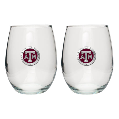 Texas A&M University Stemless Goblet (Set Of 2)