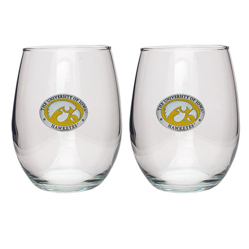 The University of Iowa Stemless Goblets (set of 2)